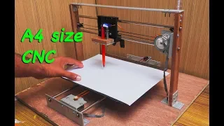 Make a A4 SIZE CNC_ Through the old printer parts  (part 1)