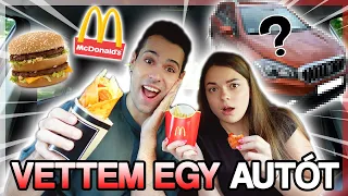 VETTEM EGY KOCSIT, DE NINCS JOGSIM 🚘😱 upszi *McDonald's Mukbang*