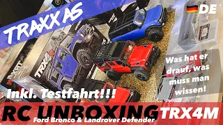 TRAXXAS TRX4M - RC UNBOXING / HOP UPS / TESTFAHRT -deutsch- Was hat der Kleine drauf und dran???