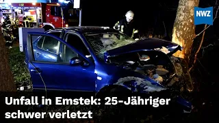 25-Jähriger bei Unfall in Emstek schwer verletzt