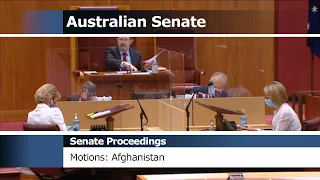 Senate Proceedings - Motions: Afghanistan