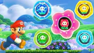 Super Mario Bros. Wonder - All Wonder Flowers