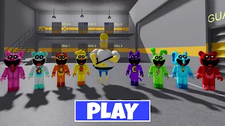 SIMPSON BARRY'S PRISON RUN VS Smiling Critters - Walkthrough Full Gameplay #obby #roblox