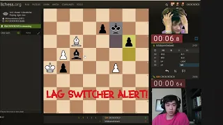 GM Andrew Tang faces guy using Lag Switcher Script in Ultrabullet Chess