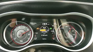 Acceleration 0-200 km/h    Dodge Charger 2016 5,7 Hemi