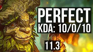 IVERN vs TWISTED FATE (MID) | 10/0/10, Rank 2 Ivern, 67% winrate, Legendary | BR Challenger | v11.3