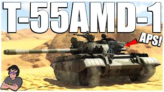 The T-55 Becomes Untouchable - T-55AMD-1 - War Thunder