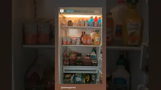 Selena Gomez showing what's inside her fridge (2021)