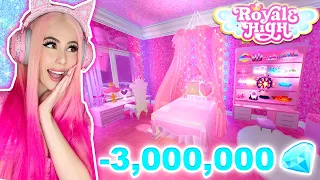 I Spent 3,000,000 DIAMONDS On My DORM MAKEOVER In Campus 3 In Royale High...Roblox