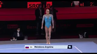 🥈Angelina Melnikova - Floor Final - European Championships 2021