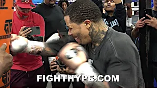 GERVONTA DAVIS BEAST MODE TRAINING; GOING HARD ON THE HEAVY BAG WITH RAPID FIRE SHOTS FOR BARRIOS
