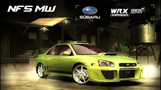 Need For Speed Most Wanted Edition 2005 (Racing with SUBARU WRX IMPREZA STI)