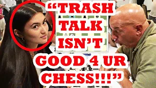 18 Year Old Girl Hustles Trash Talker With Brutal Attack! Rachel vs Boston Mike