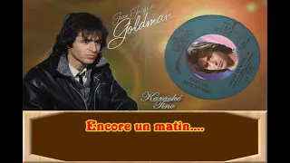 Karaoke Tino - Jean Jacques Goldman - Encore un matin