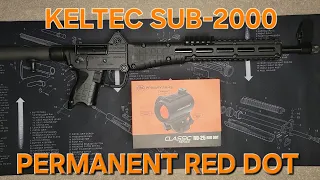 Keltec Sub-2000 9mm G19 45 Degree Canted Picatinny Mount for Primary Arms RD-25 Red Dot