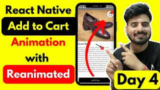 🛑 React Native Add To Cart Animation - Day 4  (Reanimated)   |  In Hindi | Engineer Codewala