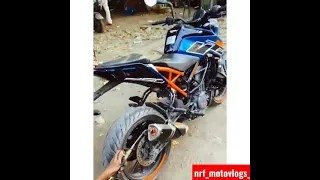 KTM DUKE 250 DB KILLER REMOVAL #LOUD SOUND. #ktm #duke #Modified_duke #1 #trending #nrf_motovlogs_ .