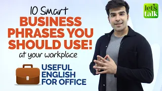 10 Smart Business Phrases You Must Use At Your Office/Workplace | Business English Lesson | Hridhaan