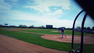 Catcher Throw to Third: Spring Training 2015