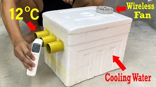 I Turn The Styrofoam Box Into A Super Cool Air Conditioner For Free