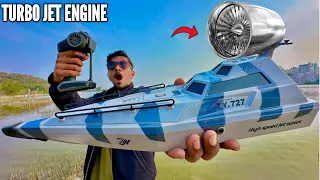 RC Military Jet Airship Water Boat  Unboxing & Testing - Chatpat toy tv