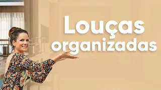 Como Organizar as Louças na Despensa da Cozinha - com Pati Penna