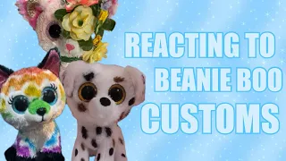 REACTING TO BEANIE BOO CUSTOMS || PART 5