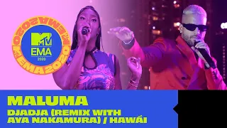 Maluma - “Djadja (Remix with Aya Nakamura)" / "Hawái" Live | MTV EMA 2020