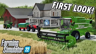 Farming Simulator 22 - First Gameplay & Tutorial! (USA Map)