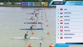 K1 Men 1000m EOQ - Semi-final 2 / 2024 Canoe-Kayak Sprint European