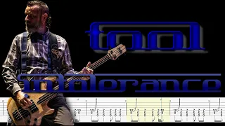 TOOL - Intolerance (Bass Tabs, Notation And Tutorial) By Justin Chancellor #chamisbass