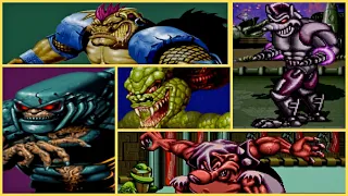 All bosses of the Battletoads (Arcade).1994. 3 players coop. Все боссы аркадной игры Боевые жабы.