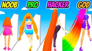 Hair Challenge - NOOB vs PRO vs HACKER vs GOD