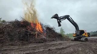 Rain Day Makes For Big Fires!