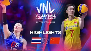 🇹🇭THA vs. 🇨🇳CHN - Highlights | Week 2 | Women's VNL 2024