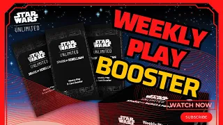 5x Weekly Play Booster StarWars Unlimited @yodasdata  | TCG Unboxing SWU Opening | deutsch