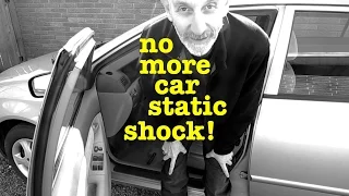 How to ● STOP GETTING A STATIC SHOCK ● from your car