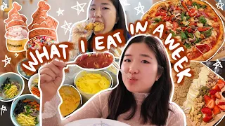 WHAT I EAT IN A WEEK DURING THE HOLIDAYS / eating whatever i want for the whole week!