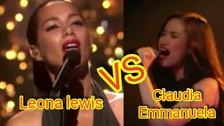 Which's better? Claudia emmanuela santoso and Leona lewis  Sing run-snow patrol