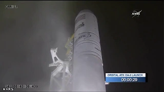 Пуск РН «Antares-230» с КК «Cygnus CRS OA-9E J.R. Thompson»