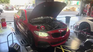 BIG TURBO B58! BMW M240i on the dyno