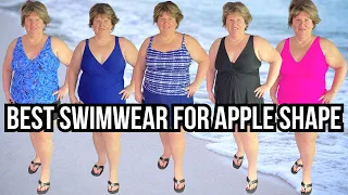 Must-Have Swimwear for Apple-Shaped Plus Size Ladies (Bathing Suits, Cover-ups, Bags)