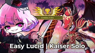 First Easy Lucid Solo on Kaiser | MapleStory