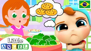 Vegetais não, Quero Gostosuras! 🍪 | 🥦 Canal do Joãozinho - Little Angel Português