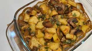 Potatoes with mushrooms are TASTIER than meat! They are so delicious!
