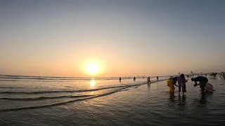 [4K] Weekend Evening Walk at the Beach  | Seaview Karachi