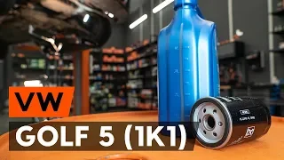 Как заменить моторное масло и масляный фильтр на VW GOLF 5 (1K1) [ВИДЕОУРОК AUTODOC]