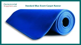 Standard Blue Event Carpet Runner