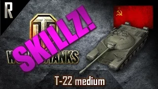 ► World of Tanks: Skillz - Learn from the best! T-22 medium [9 kills, 7488 dmg]