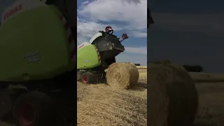 Заготовка кормов прессом Claas Variant 360